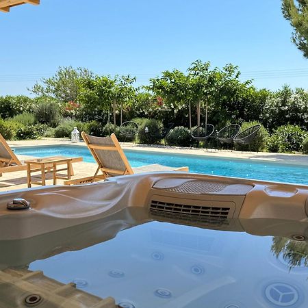 White Pearl Villa Naxos With Private Swimming Pool Naxos City Екстер'єр фото