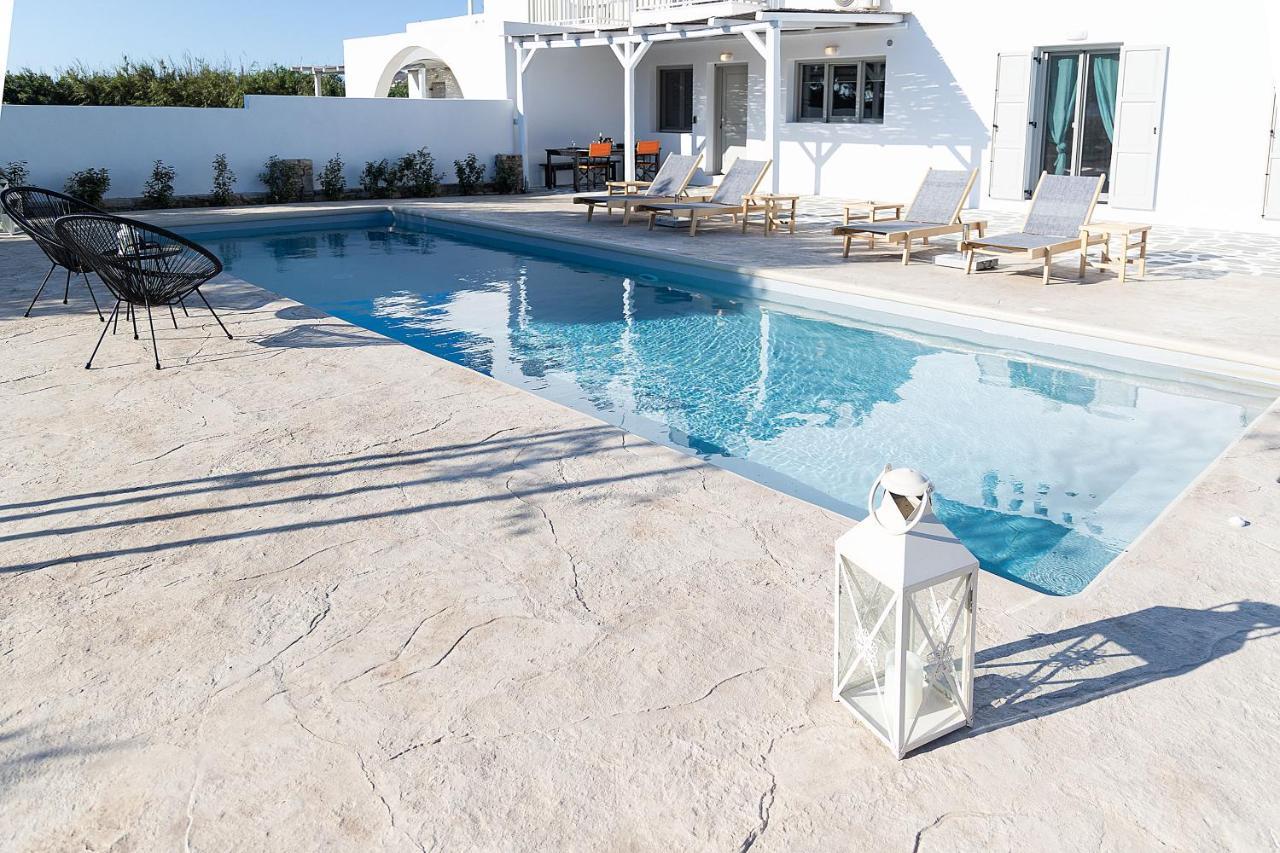 White Pearl Villa Naxos With Private Swimming Pool Naxos City Екстер'єр фото