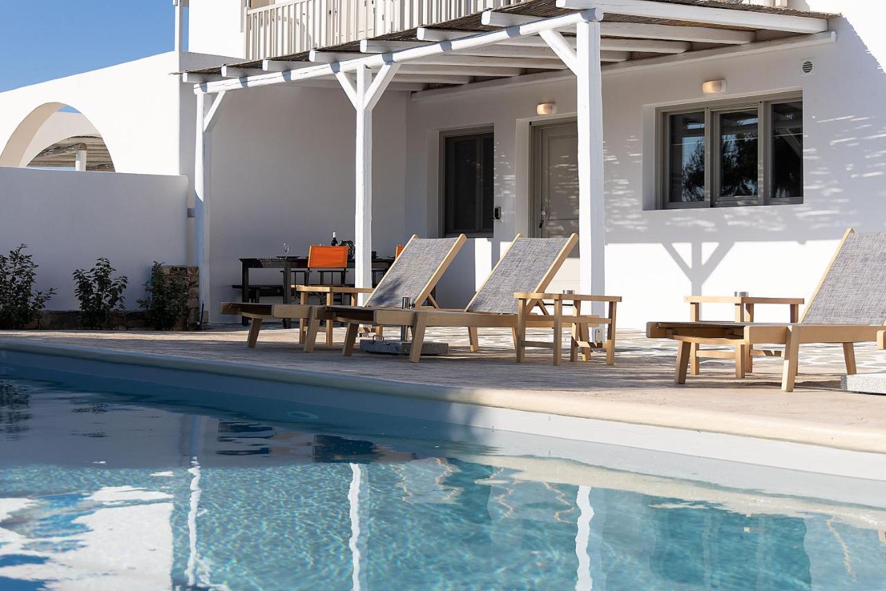 White Pearl Villa Naxos With Private Swimming Pool Naxos City Екстер'єр фото