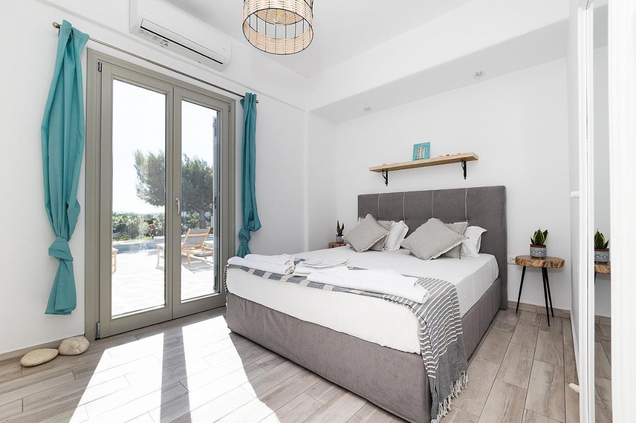 White Pearl Villa Naxos With Private Swimming Pool Naxos City Екстер'єр фото