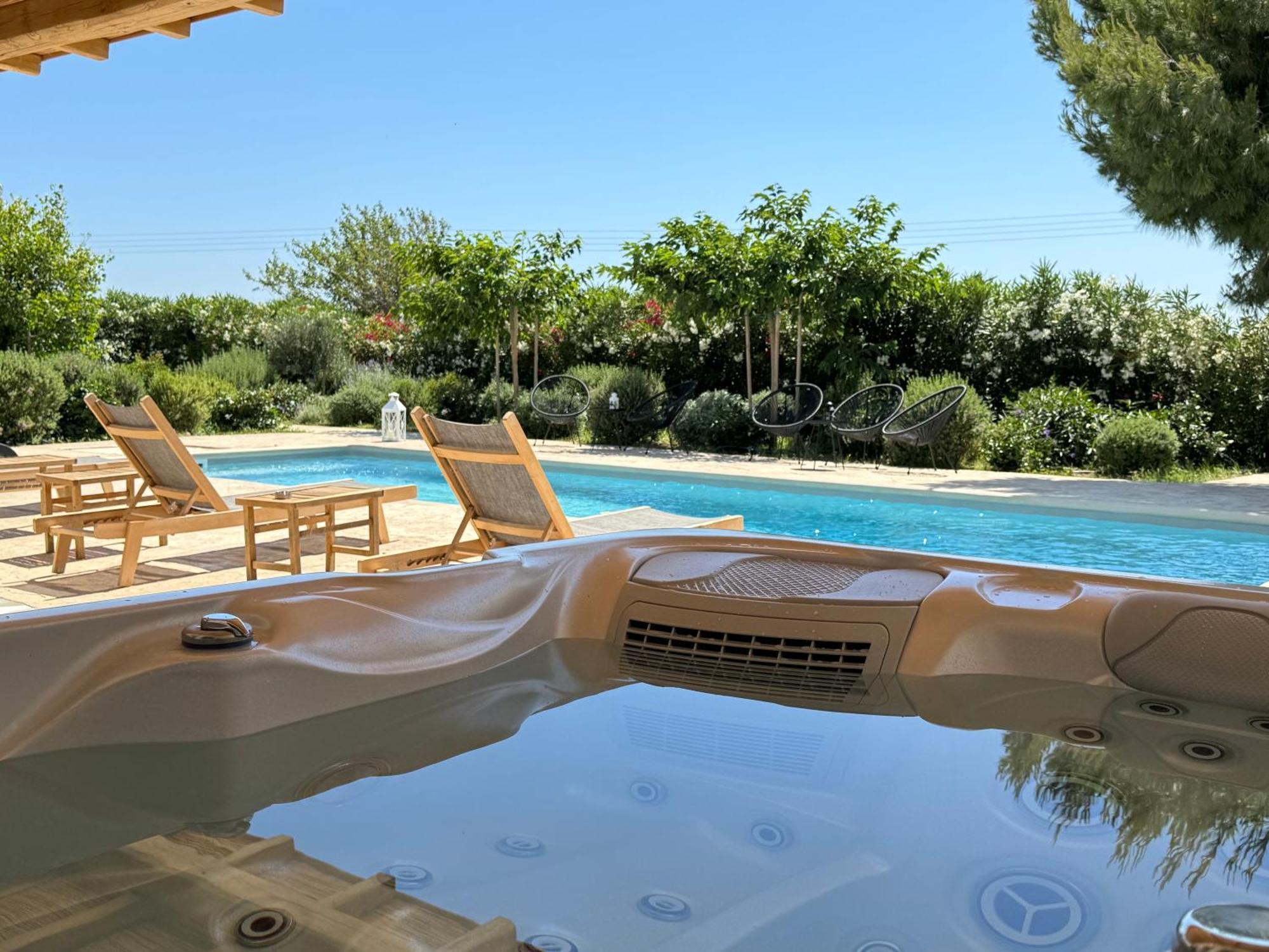 White Pearl Villa Naxos With Private Swimming Pool Naxos City Екстер'єр фото